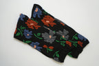 Floral Embroidered Crew Socks