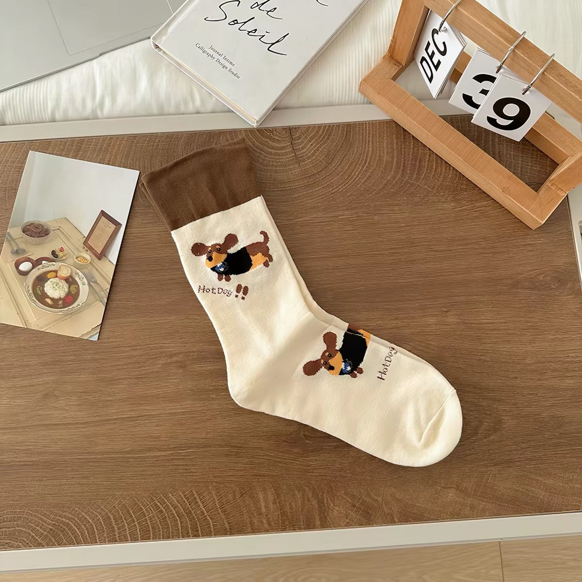 Dachshund Dog Crew Socks