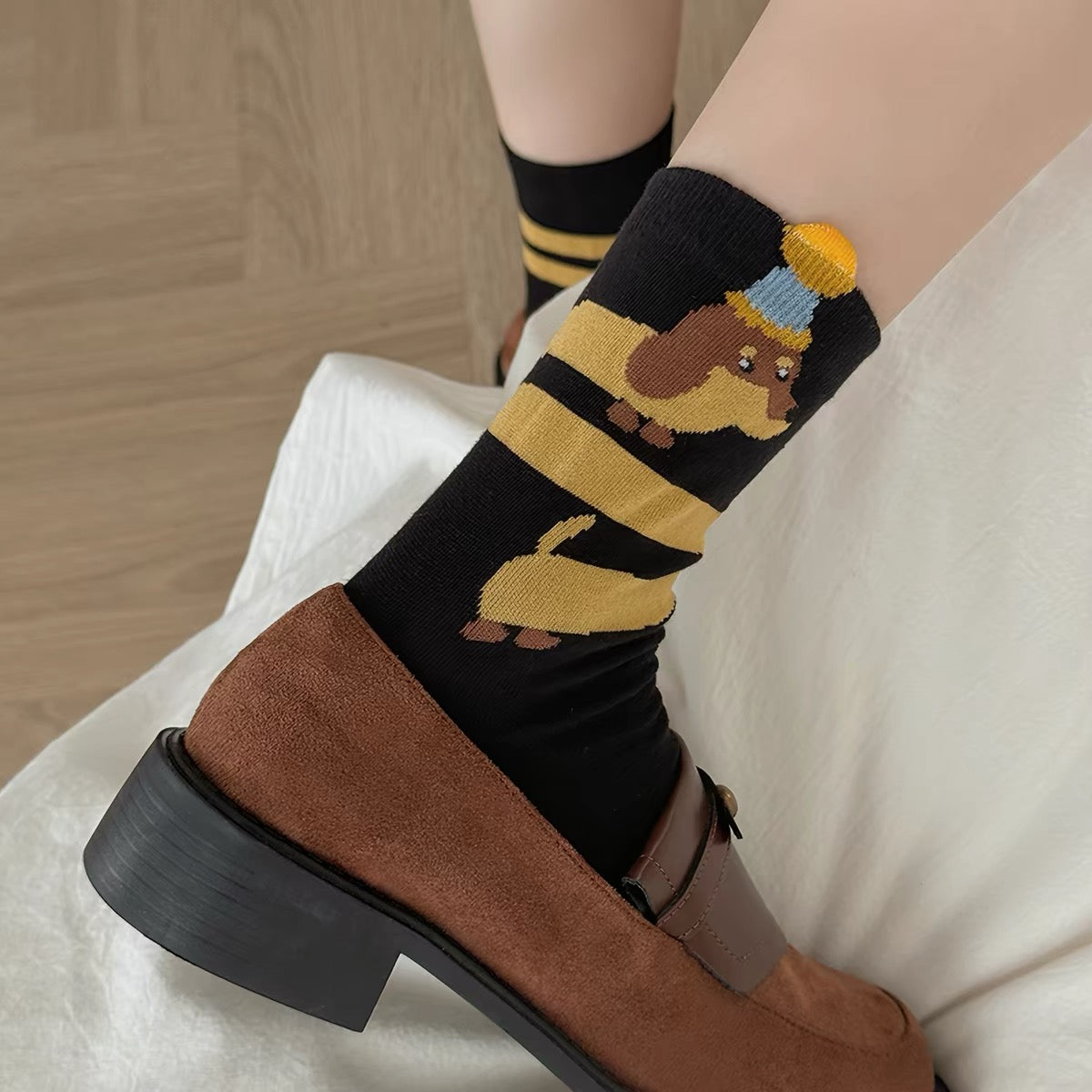 Dachshund Dog Crew Socks