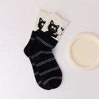 OK Cat Crew Socks